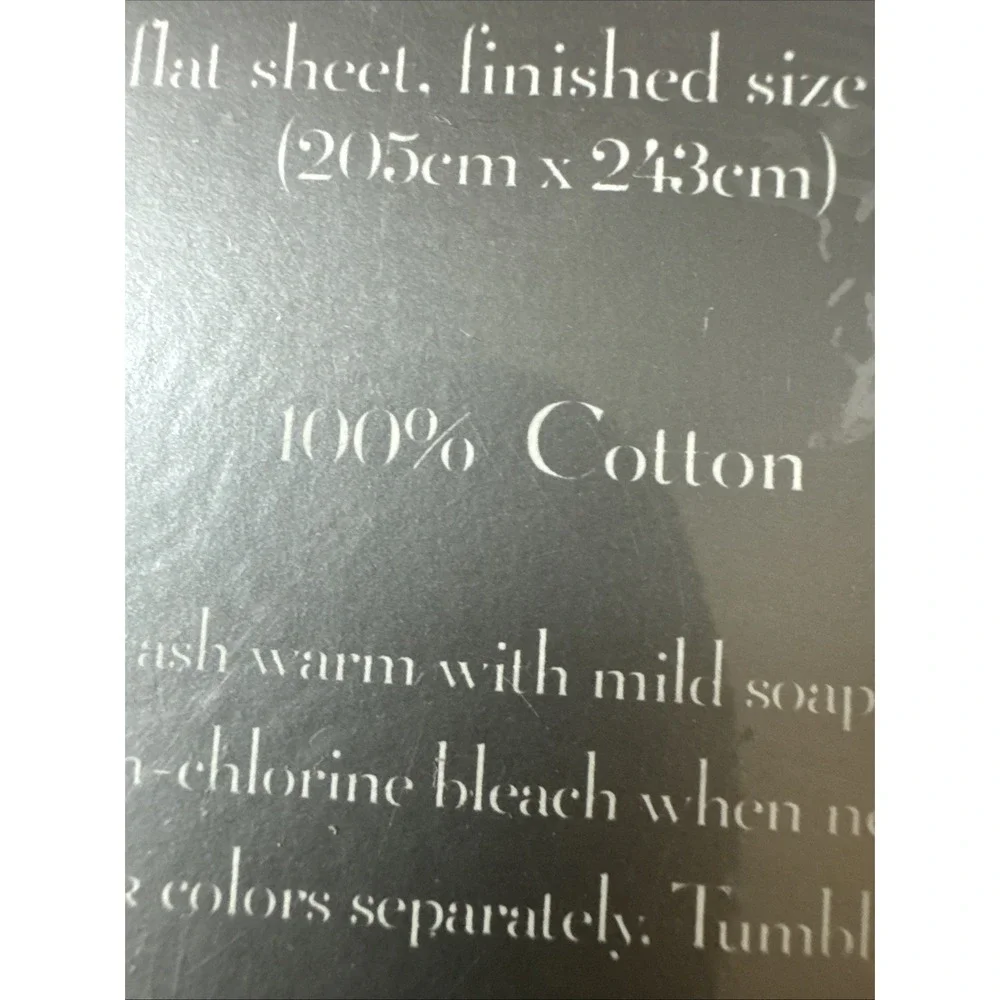 Vintage Deluxe Color Connection Dan River Full Size Yellow Flat Sheet Cotton
